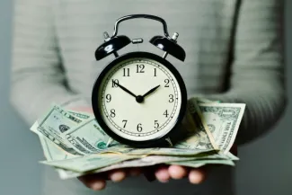 Money and Clock